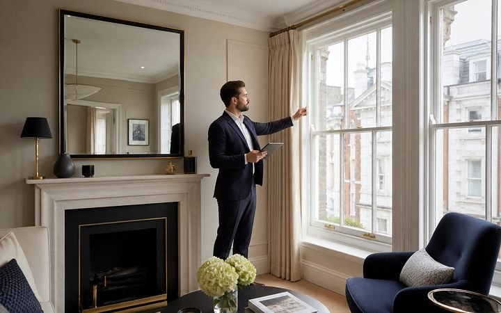 An inspection visit in a managed property