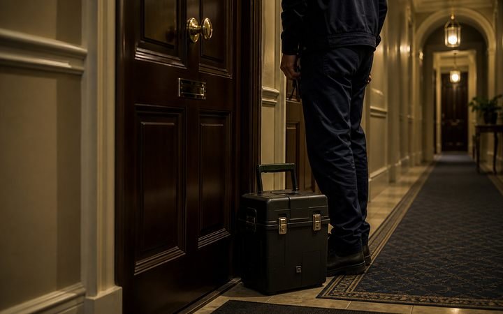 An out-of-hours maintenance call
